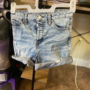 Never worn high waisted shorts